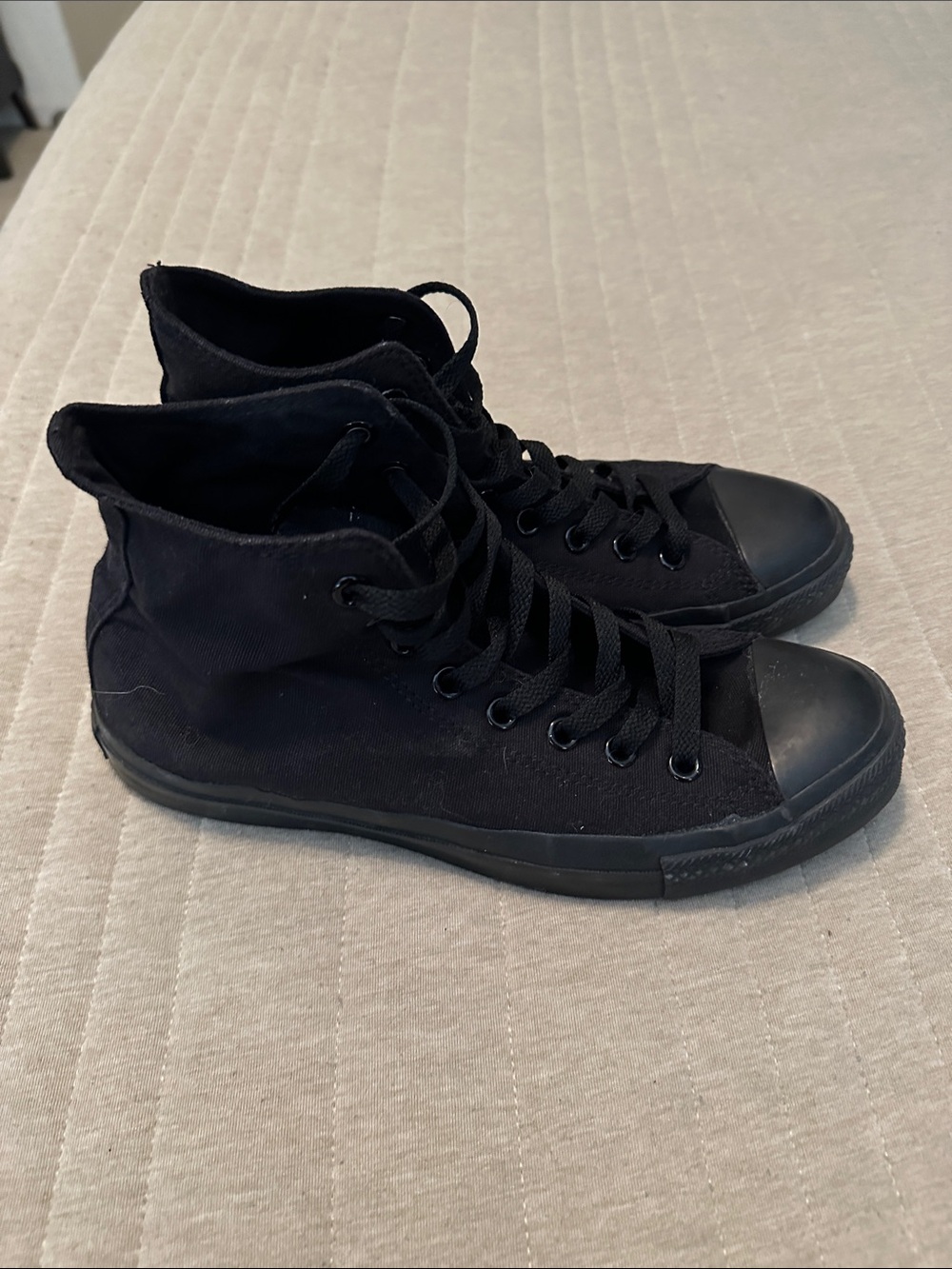Converse Black High-Top Canvas Sneakers - Picture 3 of 8